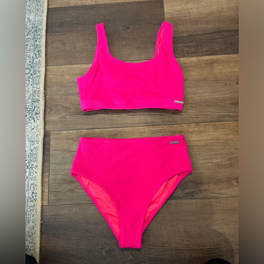 Hot Pink Two piece swimsuit